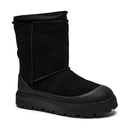 UGG Skórzane śniegowce CLASSIC SHORT WEATHER HYBRID ze sklepu Gomez Fashion Store w kategorii Buty zimowe męskie - zdjęcie 184312037