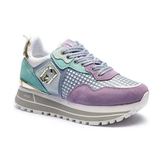 Liu Jo Sneakersy Maxi Wonder 01 | z dodatkiem skóry ze sklepu Gomez Fashion Store w kategorii Buty sportowe damskie - zdjęcie 184312088