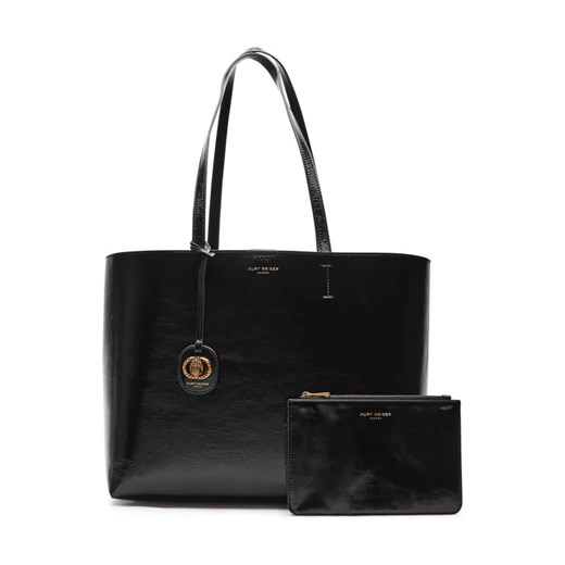 Kurt Geiger Skórzana shopperka + saszetka CHELSEA ze sklepu Gomez Fashion Store w kategorii Torby Shopper bag - zdjęcie 184312096