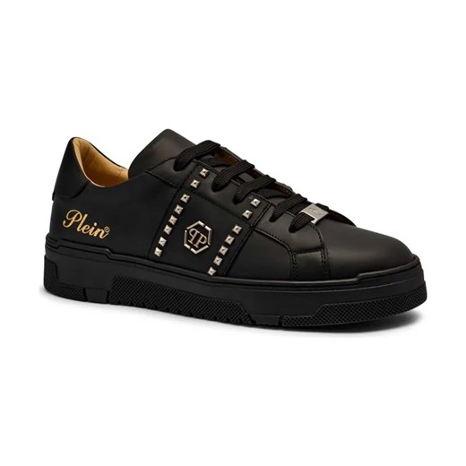 Philipp Plein Skórzane sneakersy Low-Top 44 Gomez Fashion Store