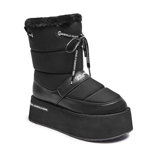 Karl Lagerfeld Ocieplane śniegowce KLJ47964 ze sklepu Gomez Fashion Store w kategorii Śniegowce damskie - zdjęcie 184312169