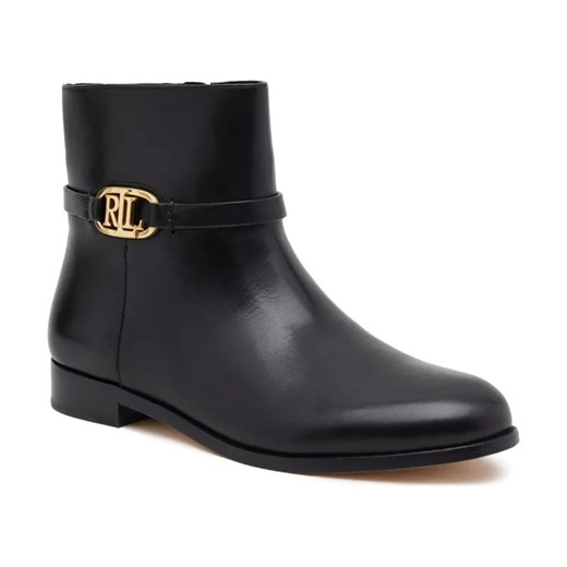LAUREN RALPH LAUREN Skórzane botki ze sklepu Gomez Fashion Store w kategorii Botki - zdjęcie 184312228