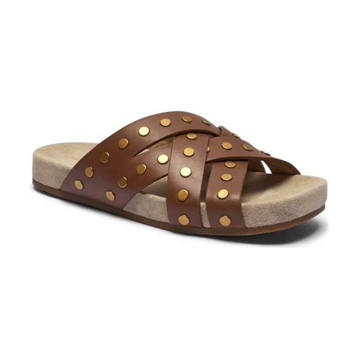 Michael Kors Skórzane klapki IRENE ze sklepu Gomez Fashion Store w kategorii Klapki damskie - zdjęcie 184312385