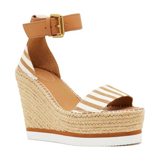 See By Chloé Koturny | z dodatkiem skóry ze sklepu Gomez Fashion Store w kategorii Espadryle damskie - zdjęcie 184312408
