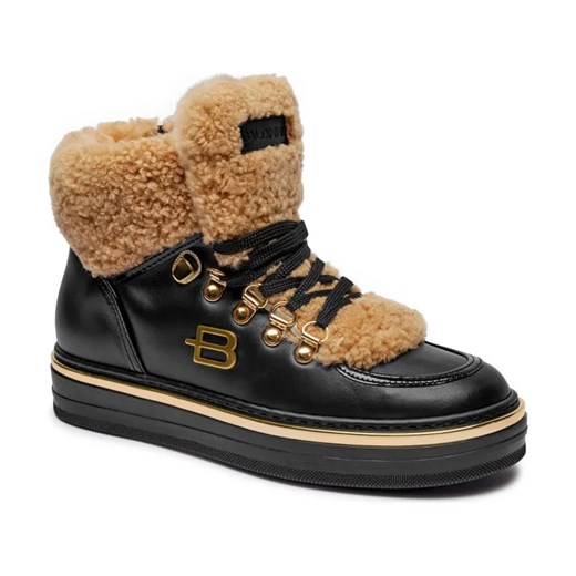Baldinini Skórzane sneakersy | shearling ze sklepu Gomez Fashion Store w kategorii Buty sportowe damskie - zdjęcie 184312476