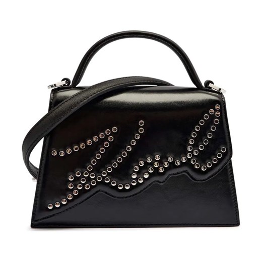 Karl Lagerfeld Skórzany kuferek k/signature 2.0 ze sklepu Gomez Fashion Store w kategorii Kuferki - zdjęcie 184312485