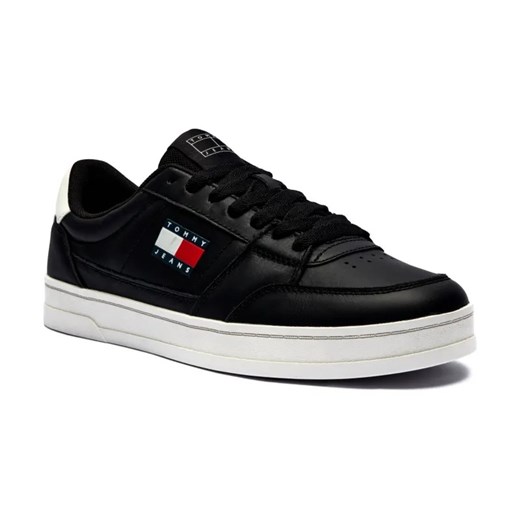 Tommy Jeans Skórzane sneakersy GREENWICH NEW ze sklepu Gomez Fashion Store w kategorii Buty sportowe męskie - zdjęcie 184312488