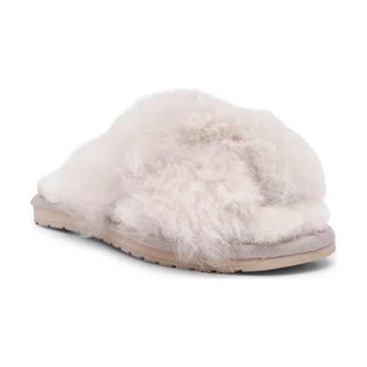 EMU Australia Skórzane obuwie domowe Mayberry Curly | z dodatkiem wełny ze sklepu Gomez Fashion Store w kategorii Kapcie damskie - zdjęcie 184312527