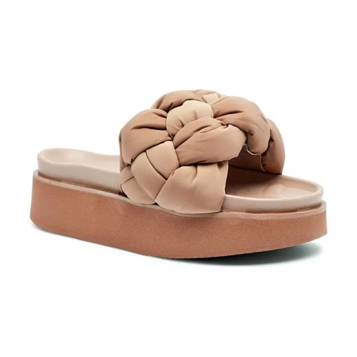 INUIKII Klapki PUFFER BRAIDED | z dodatkiem skóry ze sklepu Gomez Fashion Store w kategorii Klapki damskie - zdjęcie 184312587