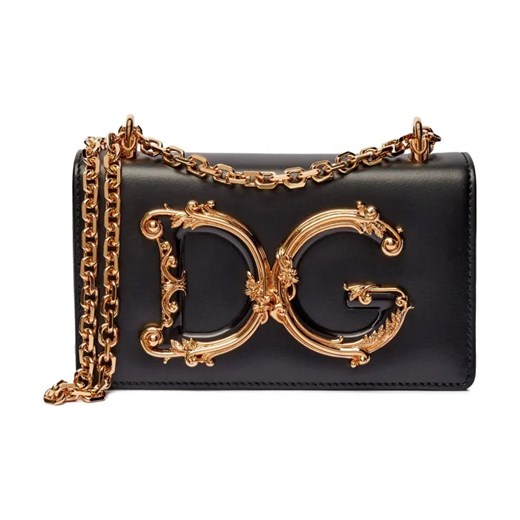 Dolce & Gabbana Skórzana torebka na ramię Dolce & Gabbana OS promocyjna cena Gomez Fashion Store