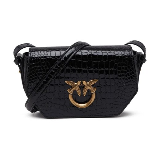 Pinko Skórzana listonoszka LOVE CLICK EXAGON MINI ze sklepu Gomez Fashion Store w kategorii Listonoszki - zdjęcie 184312839