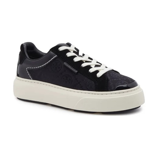 TORY BURCH Skórzane sneakersy T MONOGRAM LADYBUG ze sklepu Gomez Fashion Store w kategorii Buty sportowe damskie - zdjęcie 184312845