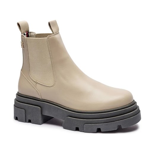 Tommy Hilfiger Skórzane sztyblety CHELSEA ze sklepu Gomez Fashion Store w kategorii Botki - zdjęcie 184312898