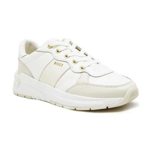 BOSS BLACK Skórzane sneakersy Skylar_Runn_slt ze sklepu Gomez Fashion Store w kategorii Buty sportowe damskie - zdjęcie 184312939