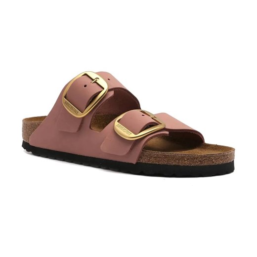 Birkenstock Skórzane klapki Arizona Big Buckle LENB ze sklepu Gomez Fashion Store w kategorii Klapki damskie - zdjęcie 184312947