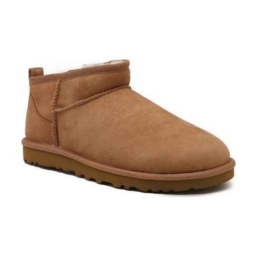 UGG Skórzane śniegowce M CLASSIC ULTRA MINI ze sklepu Gomez Fashion Store w kategorii Buty zimowe męskie - zdjęcie 184312986