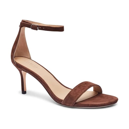 LAUREN RALPH LAUREN Skórzane sandały na szpilce ALLIE ze sklepu Gomez Fashion Store w kategorii Sandały damskie - zdjęcie 184312998