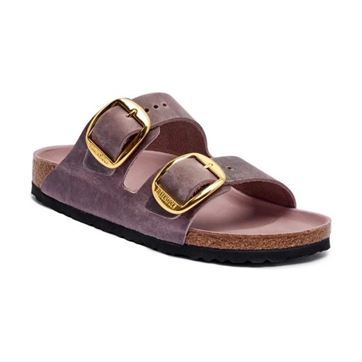 Birkenstock Klapki Arizona Big Buckle | z dodatkiem skóry ze sklepu Gomez Fashion Store w kategorii Klapki damskie - zdjęcie 184313066