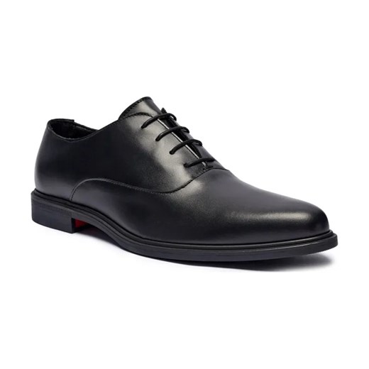 HUGO Skórzane derby Kerr ze sklepu Gomez Fashion Store w kategorii Buty eleganckie męskie - zdjęcie 184313067