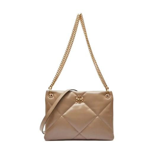 TORY BURCH Skórzana torebka na ramię Kira Diamond ze sklepu Gomez Fashion Store w kategorii Listonoszki - zdjęcie 184313078