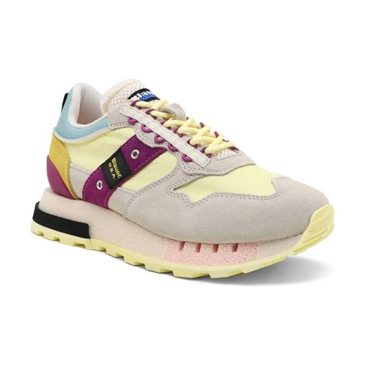 BLAUER Sneakersy HOUMA02 | z dodatkiem skóry ze sklepu Gomez Fashion Store w kategorii Buty sportowe damskie - zdjęcie 184313085