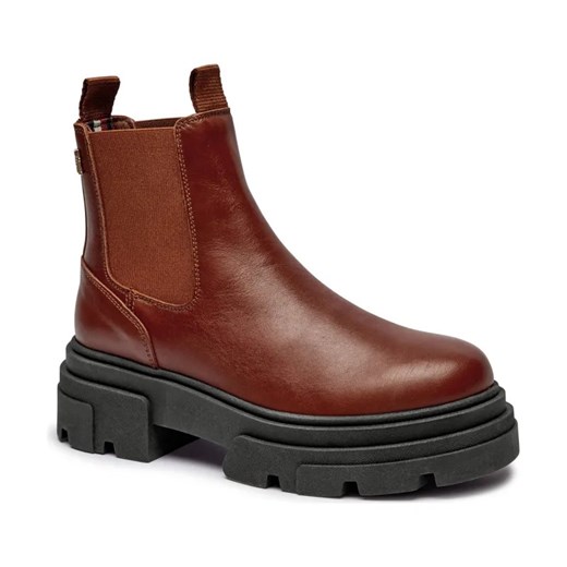 Tommy Hilfiger Skórzane sztyblety CHELSEA ze sklepu Gomez Fashion Store w kategorii Botki - zdjęcie 184313135