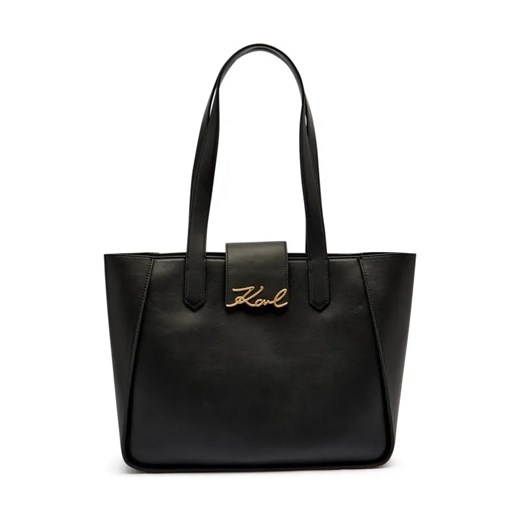 Karl Lagerfeld Skórzana shopperka k/signature ze sklepu Gomez Fashion Store w kategorii Torby Shopper bag - zdjęcie 184313148