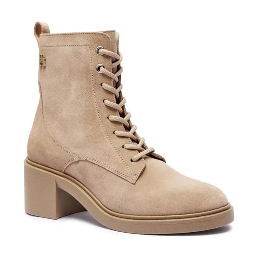 Tommy Hilfiger Skórzane botki na słupku ze sklepu Gomez Fashion Store w kategorii Botki - zdjęcie 184313246