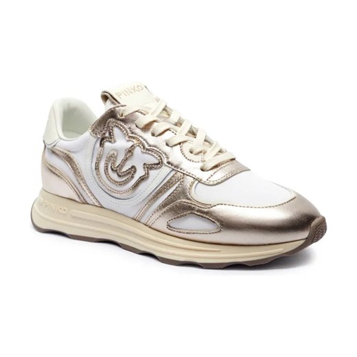 Pinko Skórzane sneakersy ZOE 01 ze sklepu Gomez Fashion Store w kategorii Buty sportowe damskie - zdjęcie 184313268