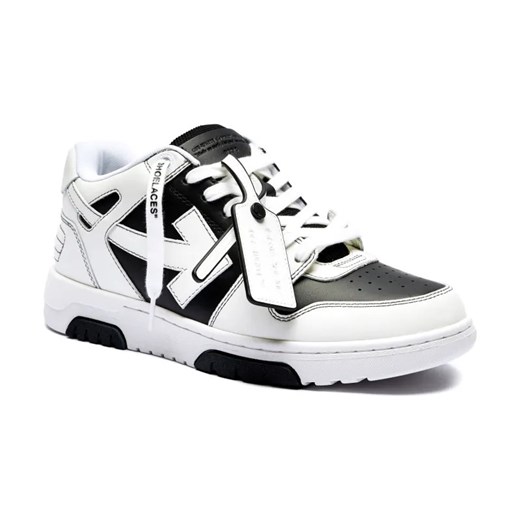 OFF-WHITE Skórzane sneakersy OUT OF OFFICE ze sklepu Gomez Fashion Store w kategorii Buty sportowe męskie - zdjęcie 184313278