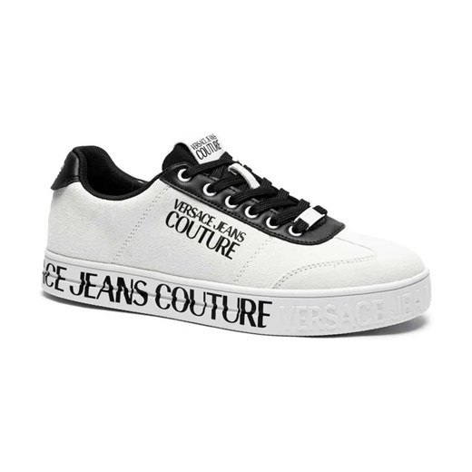 Versace Jeans Couture Skórzane sneakersy Court 88 ze sklepu Gomez Fashion Store w kategorii Buty sportowe męskie - zdjęcie 184313345