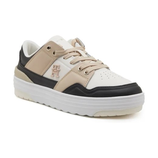 Tommy Hilfiger Skórzane sneakersy BASKET ze sklepu Gomez Fashion Store w kategorii Buty sportowe damskie - zdjęcie 184313417