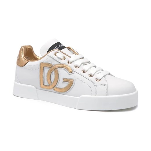 Dolce & Gabbana Skórzane trampki ze sklepu Gomez Fashion Store w kategorii Trampki damskie - zdjęcie 184313425