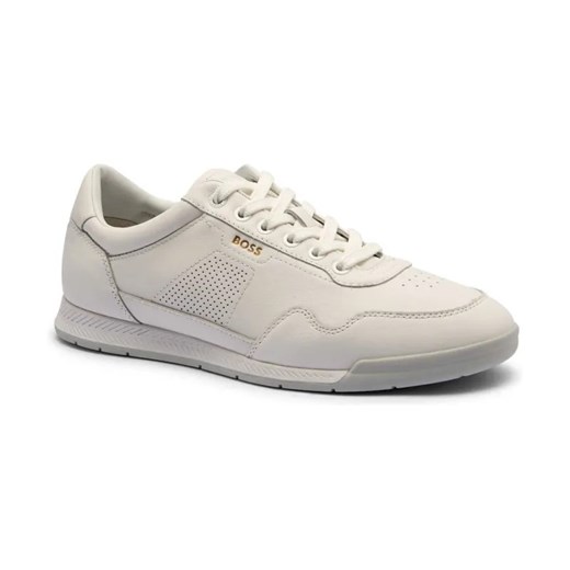 BOSS BLACK Skórzane sneakersy Titanium SL_ltpf ze sklepu Gomez Fashion Store w kategorii Buty sportowe męskie - zdjęcie 184313426