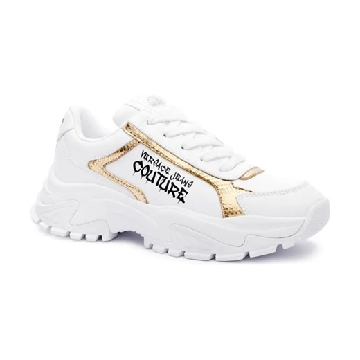 Versace Jeans Couture Sneakersy | z dodatkiem skóry ze sklepu Gomez Fashion Store w kategorii Buty sportowe damskie - zdjęcie 184313486