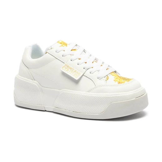 Versace Jeans Couture Skórzane sneakersy ze sklepu Gomez Fashion Store w kategorii Buty sportowe damskie - zdjęcie 184313517