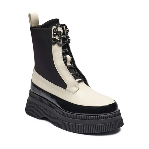 Marc Cain Skórzane trapery ze sklepu Gomez Fashion Store w kategorii Botki - zdjęcie 184313518