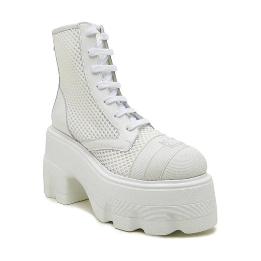 Casadei Skórzane botki na platformie POLACCO ze sklepu Gomez Fashion Store w kategorii Botki - zdjęcie 184313619