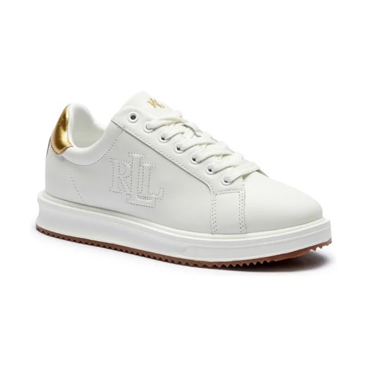 LAUREN RALPH LAUREN Skórzane sneakersy AINSLEY ze sklepu Gomez Fashion Store w kategorii Buty sportowe damskie - zdjęcie 184313665