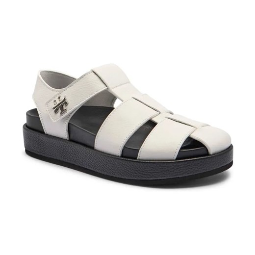 TORY BURCH Skórzane sandały KIRA ze sklepu Gomez Fashion Store w kategorii Sandały damskie - zdjęcie 184313679