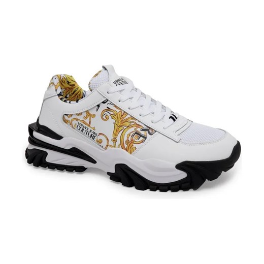 Versace Jeans Couture Skórzane sneakersy ze sklepu Gomez Fashion Store w kategorii Buty sportowe męskie - zdjęcie 184313685