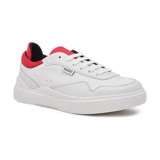 HUGO Skórzane sneakersy Blake_Tenn_tbna ze sklepu Gomez Fashion Store w kategorii Buty sportowe męskie - zdjęcie 184313728