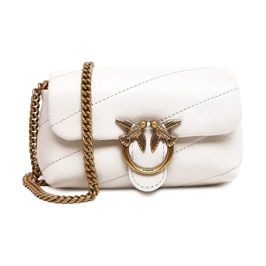 Pinko Skórzana torebka na ramię LOVE MICRO PUFF C SHEEP NAPPA ze sklepu Gomez Fashion Store w kategorii Listonoszki - zdjęcie 184313769