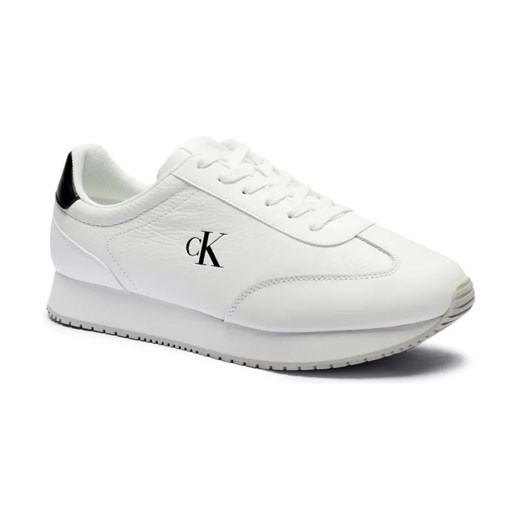 Calvin Klein Jeans Skórzane sneakersy RUNNER ze sklepu Gomez Fashion Store w kategorii Buty sportowe męskie - zdjęcie 184313815