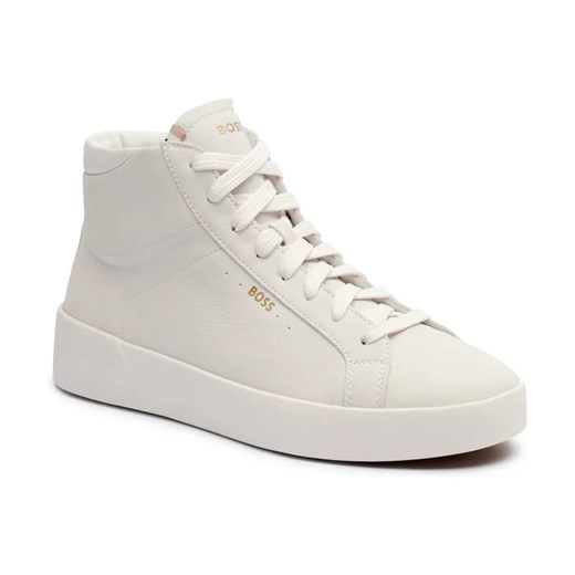 BOSS BLACK Skórzane sneakersy Belwar_Hito_tb ze sklepu Gomez Fashion Store w kategorii Buty sportowe męskie - zdjęcie 184313955