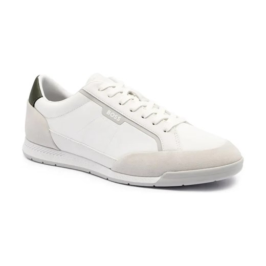 BOSS BLACK Sneakersy Nitan_txsd | z dodatkiem skóry ze sklepu Gomez Fashion Store w kategorii Buty sportowe męskie - zdjęcie 184313986