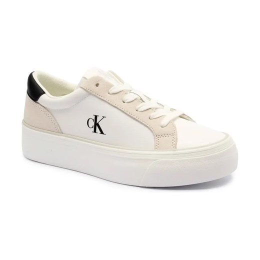 Calvin Klein Sneakersy VULC FLATFORM | z dodatkiem skóry ze sklepu Gomez Fashion Store w kategorii Buty sportowe damskie - zdjęcie 184314026