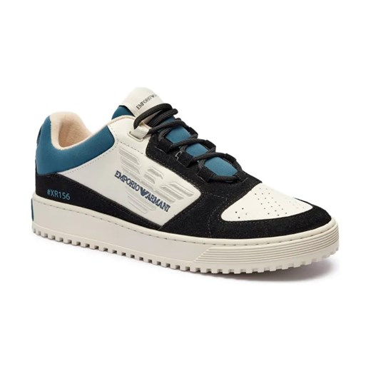 Emporio Armani Sneakersy | z dodatkiem skóry ze sklepu Gomez Fashion Store w kategorii Buty sportowe męskie - zdjęcie 184314027