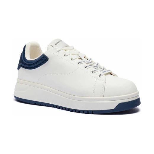 Emporio Armani Skórzane sneakersy ze sklepu Gomez Fashion Store w kategorii Buty sportowe męskie - zdjęcie 184314058
