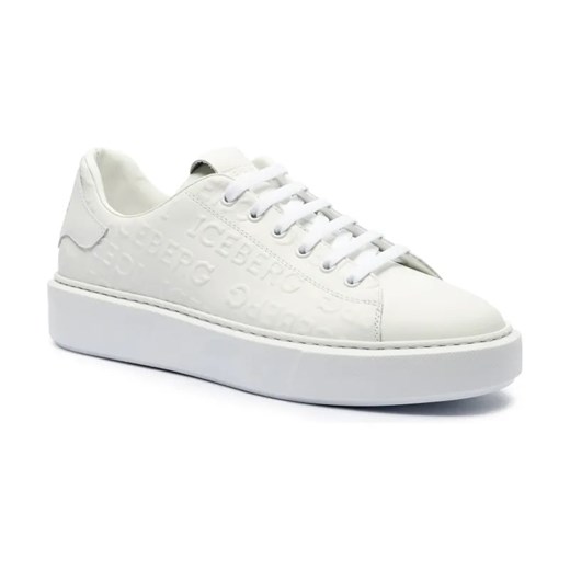Iceberg Skórzane sneakersy ze sklepu Gomez Fashion Store w kategorii Buty sportowe męskie - zdjęcie 184314075